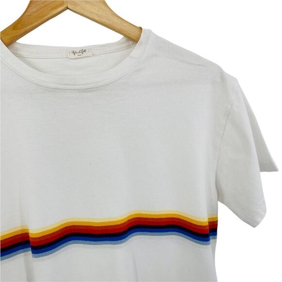 Brandy Melville John Galt rainbow cropped tee - Picture 4 of 8